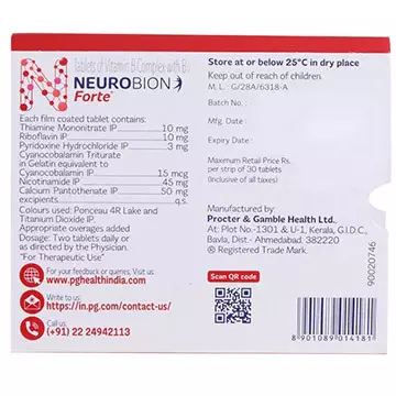 Neurobion Forte Uses Price Dosage Side Effects Substitute Buy Online