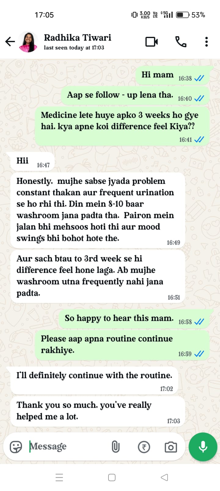 Harsh Gupta, Madhurodh customer