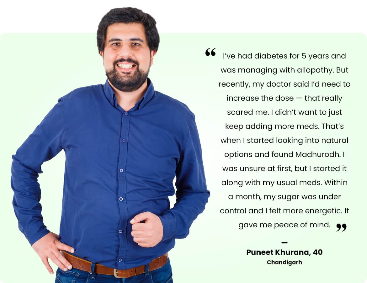 Madhurodh capsule testimonial